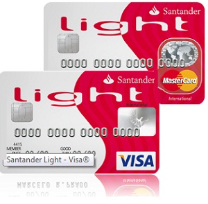 Cartão de crédito Santander Light