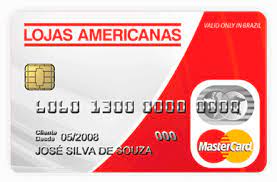Cartão pré-pago das Americanas