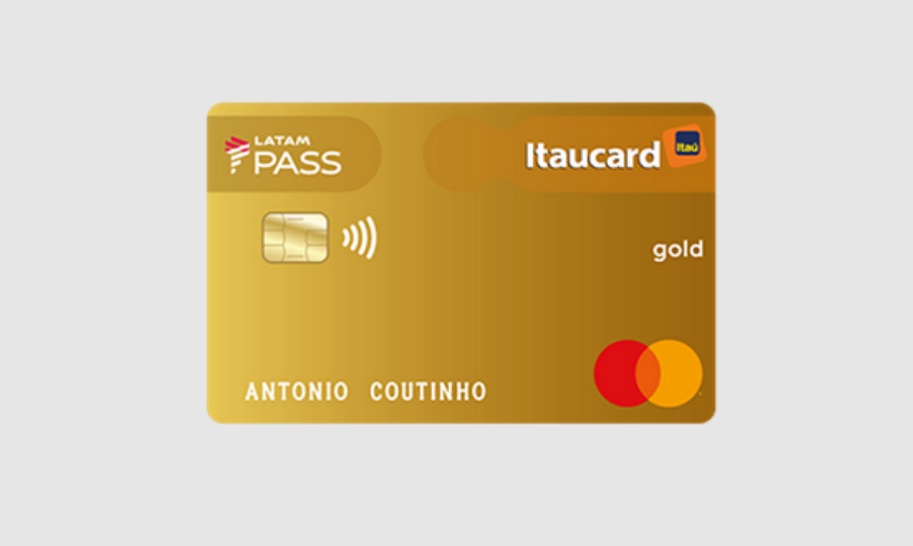 Cartão de crédito Latam Pass Gold 1 Latam Pass Itaucard Fonte Itau