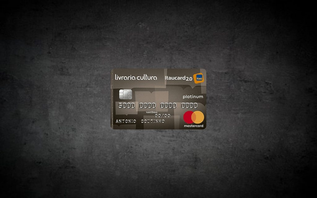 Cartão Livraria Cultura Itaucard Platinum Mastercard 