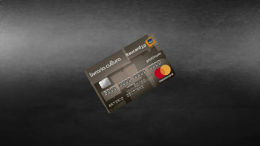 Cartão Livraria Cultura Itaucard Platinum Mastercard