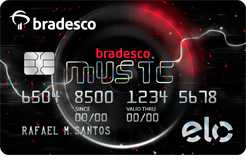 cartao bradesco music elo internacional