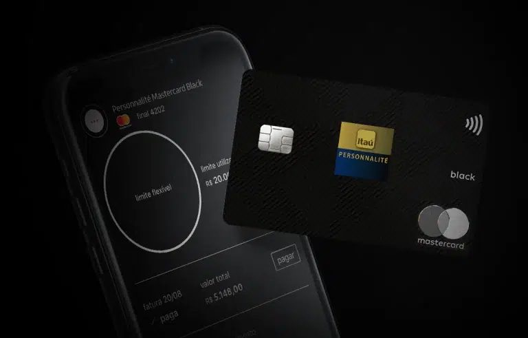 Cartão de crédito Itaú Personnalité Mastercard Black: Limite flexível que se adequa aos gastos do cliente!