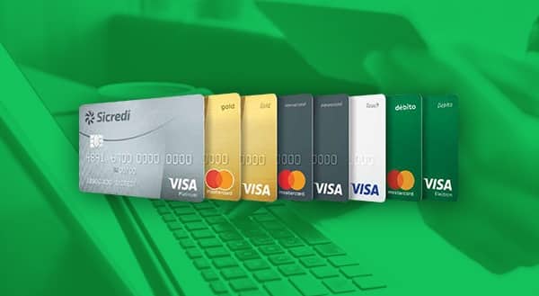 New Home 6 Carteira com diferentes cartões de crédito