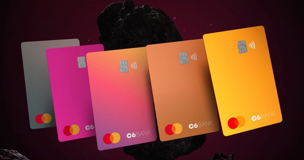 <strong>Saiba como aumentar instantaneamente o limite do seu cartão de crédito C6 Bank </strong> 1 cartoes c6 bank cores scaled 1
