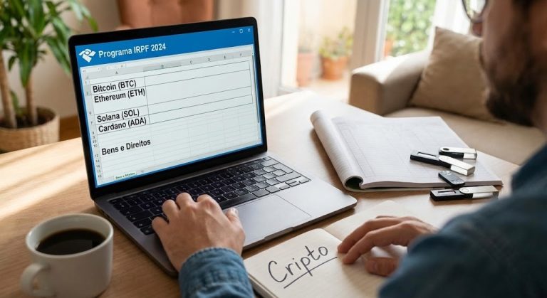 Declarar criptomoedas no Imposto de Renda: passo a passo simples e sem erro