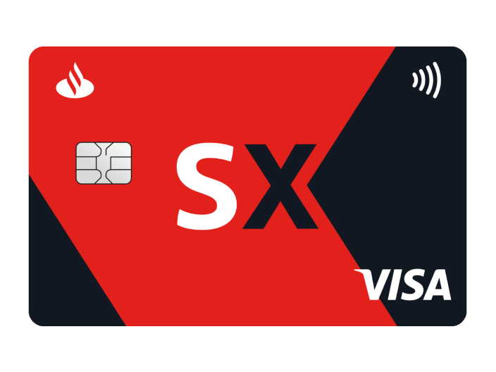 Convite para o cartão Santander SX 2 Slide image