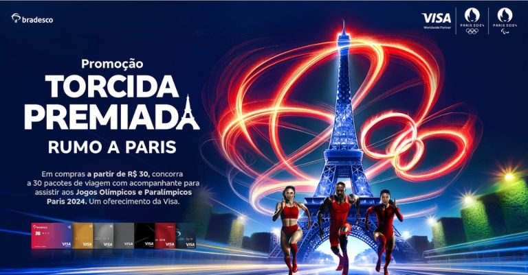 Rumo a Paris: Bradesco e Visa realizam sorteio de viagens para os jogos olímpicos e paralímpicos!