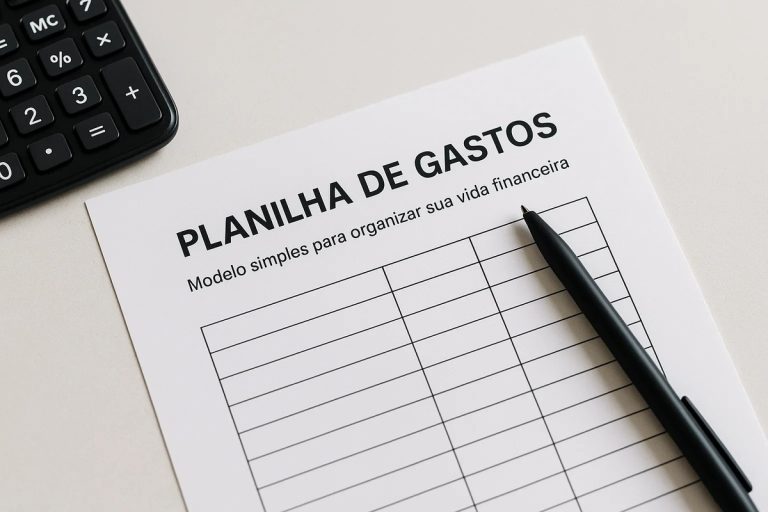 Planilha de gastos: modelo simples para organizar sua vida financeira