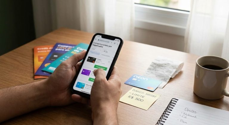 Cartão de crédito com limite de 500 reais para negativado: quais opções existem?