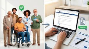 Pessoas com documento do INSS e pedido de isenção de imposto de renda online