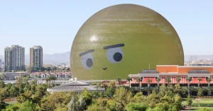 O Sphere em Las Vegas já é a arena de maior faturamento do mundo com US$ 379 milhões em apenas um ano