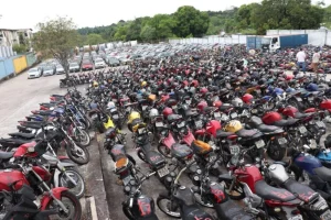 Leilão hoje motos R$ 1,9 mil e carros a R$ 5 mil