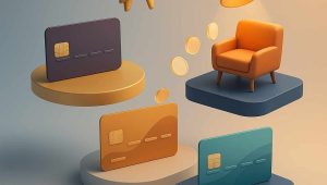 Ilustração de recompensas financeiras com ícones de dinheiro e natureza, simbolizando ecoturismo sustentável.